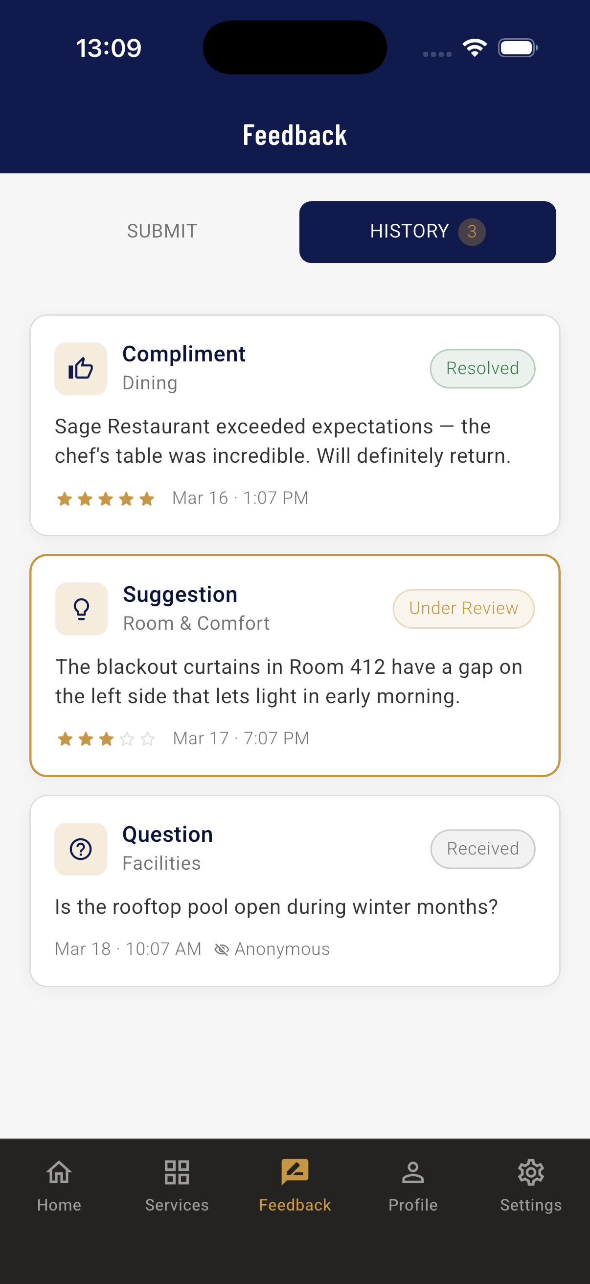StayHub App Screen